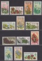 Falkland Islands 1971 QEII Flowers Surcharge Set Mint SG263-275 cat £25