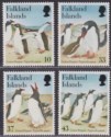 Falkland Islands 2001 QEII Gentoo Penguins Set Mint SG913-916 cat £6.50