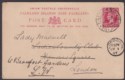 Click for more photos and details Falkland Islands 1897 QV 1d Red Postal Stationery Postcard Used to UK