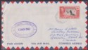 Click for more photos and details Falkland Islands 1962 KGVI 1sh3d Airmail Cover Canada - Colonial Treasury Cachet