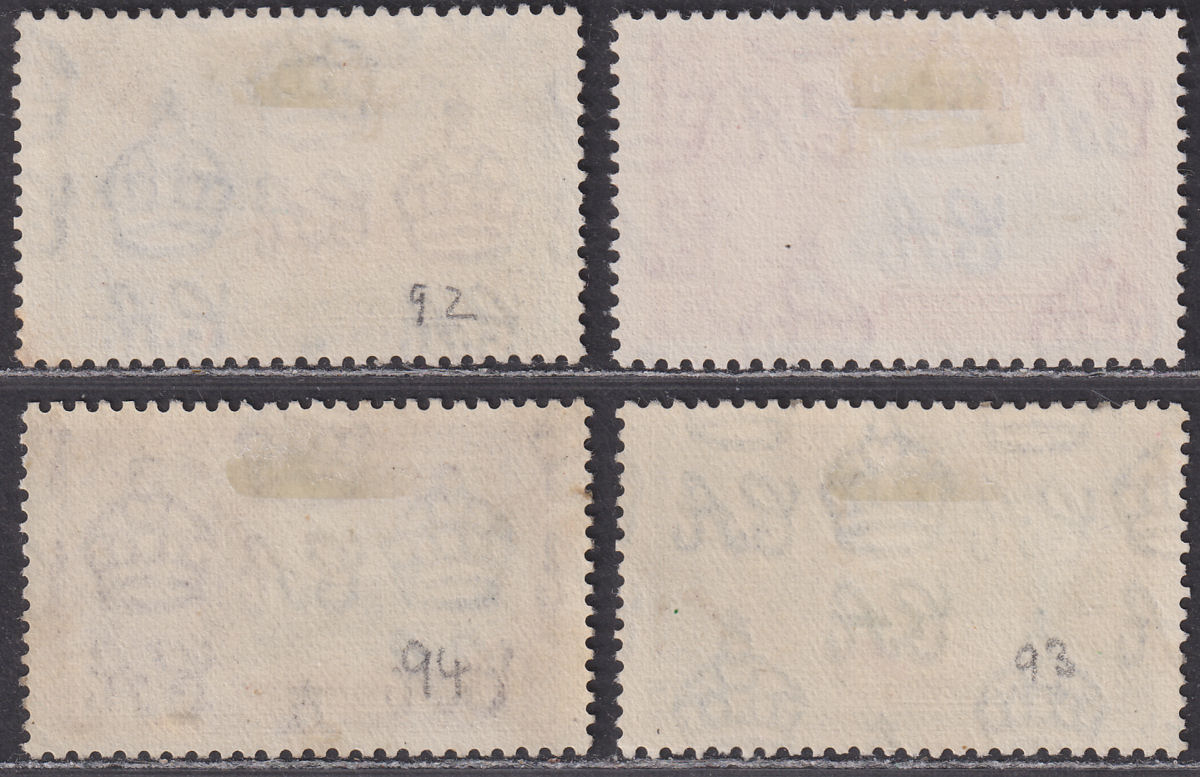 Falkland Islands 1935 KGV Silver Jubilee Set Used SG139-142 cat £16