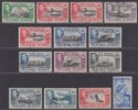 Click for more photos and details Falkland Islands 1938-50 King George VI Part Set to 1sh3d Used