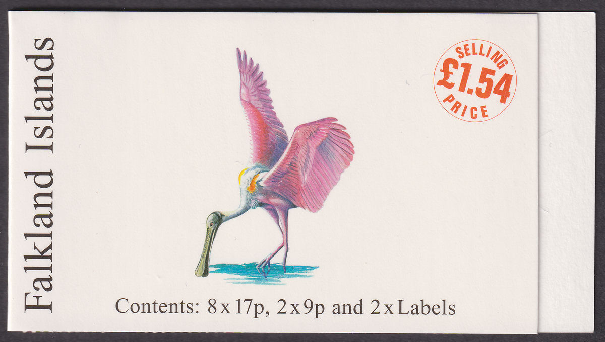 Falkland Islands 1998 QE2 Rare Visiting Birds Stamp Booklet Mint SG SB11 cat £15
