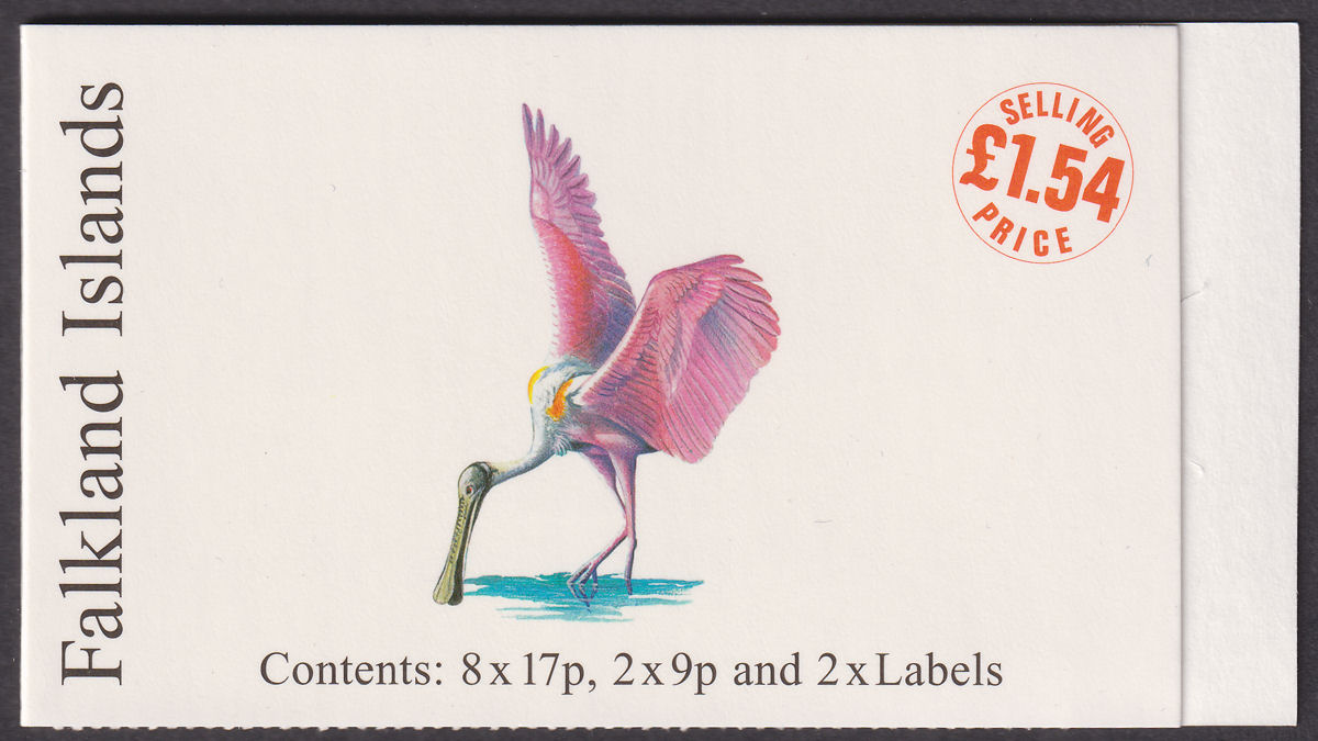 Falkland Islands 1998 QE2 Rare Visiting Birds Stamp Booklet CTO Used SG SB11