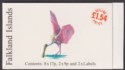 Click for more photos and details Falkland Islands 1998 QE2 Rare Visiting Birds Stamp Booklet CTO Used SG SB11