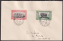Click for more photos and details Falkland Islands 1936 KGV Centenary 1d, ½d Used Cover with FOX BAY Postmarks
