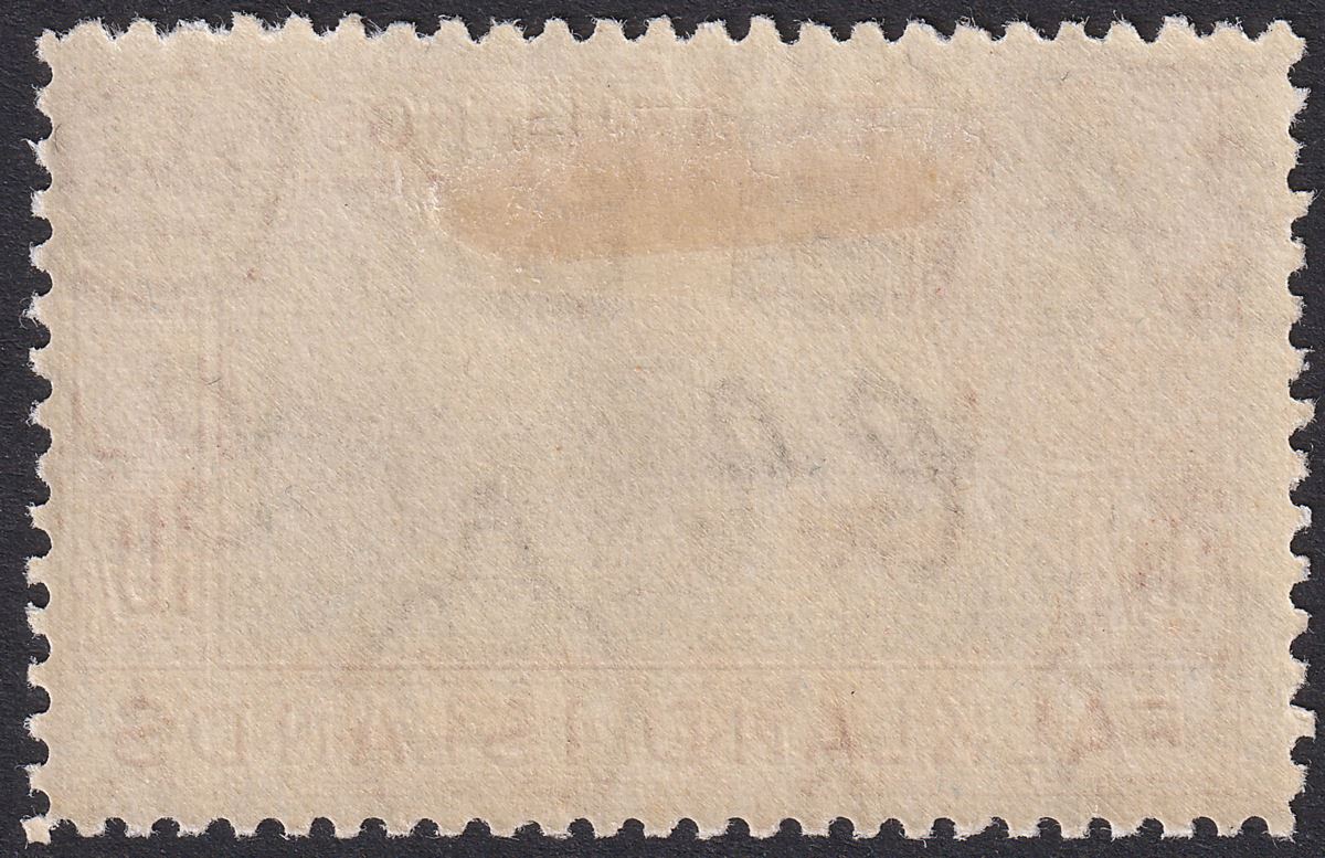 Falkland Islands 1949 KGVI 10sh Black and Red-Orange Mint SG162b cat £140