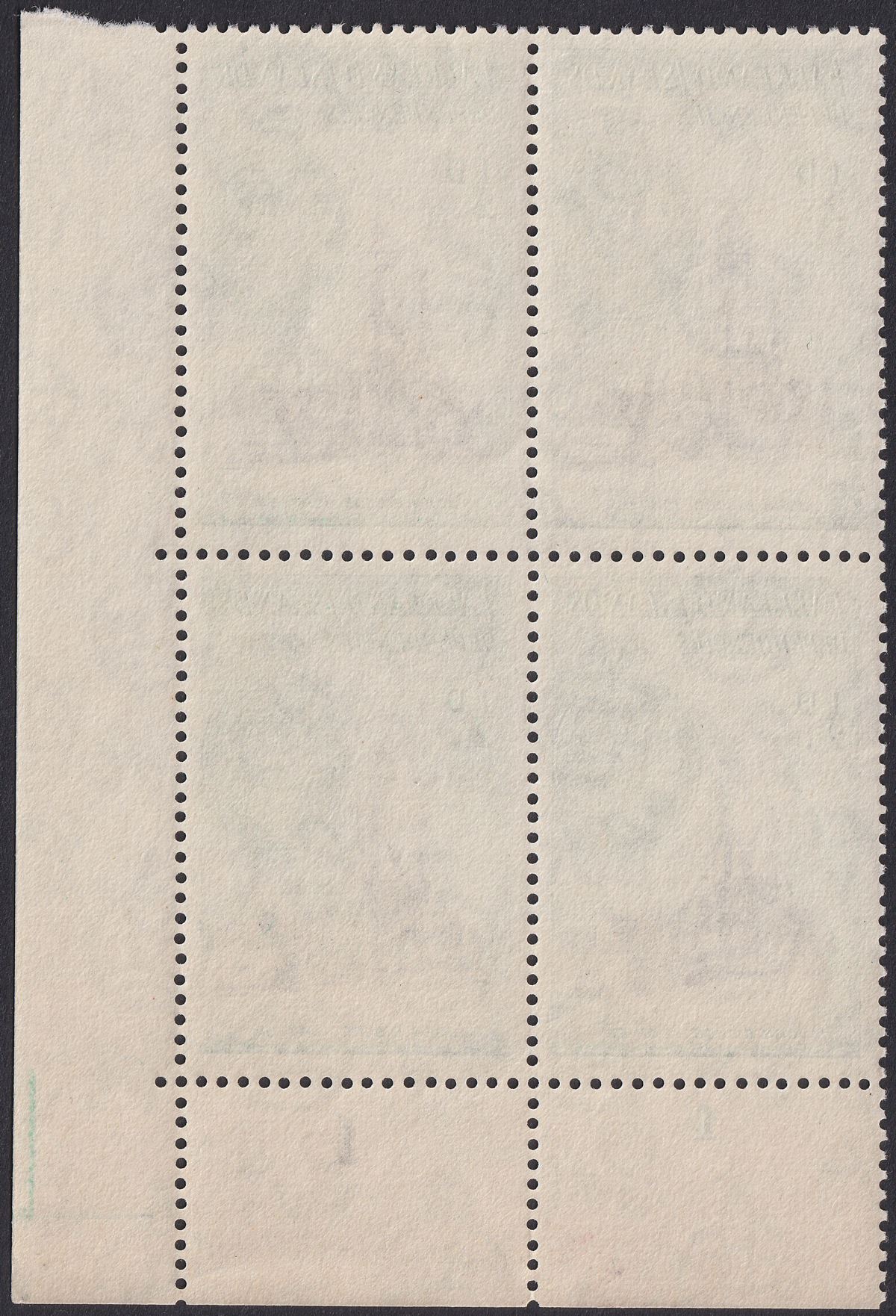Falkland Islands Dependencies 1962 ½d Plate 1 1 Block of 4 Mint SG G26a cat £40