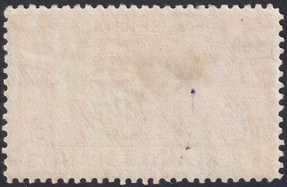 Falkland Islands 1938 KGVI 5sh Indigo + Pale Yellow-Brown Mint SG161b cat £1100