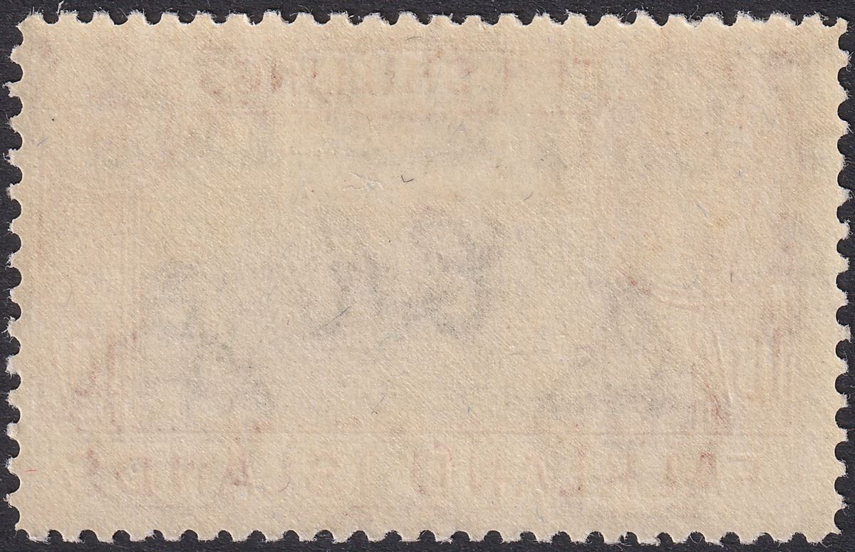 Falkland Islands 1949 KGVI 10sh Black and Red-Orange Mint SG162b cat £140