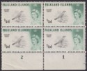 Falkland Islands 1966 QEII Birds ½d Weak Entry + Sub Cliche Mint SG227a c£38++