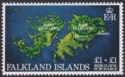 Click for more photos and details Falkland Islands 1982 QEII Rebuilding Fund £1 + £1 wmk Inverted Mint SG430w c£90