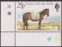 Click for more photos and details Falkland Islands 1981 QEII Farm Animals Horse 25p watermark Inverted SG394w c£90