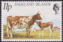 Click for more photos and details Falkland Islands 1981 QEII Farm Animals Cattle 11p wmk Inverted SG393w cat £250