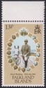 Click for more photos and details Falkland Islands 1981 QEII Royal Wedding 13p watermark Inverted SG403w cat £25