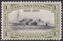 Falkland Islands 1933 KGV Centenary Government House 1sh Mint SG134 cat £75