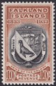 Falkland Islands 1933 KGV Centenary 10sh Black and Chestnut Mint SG137 cat £900