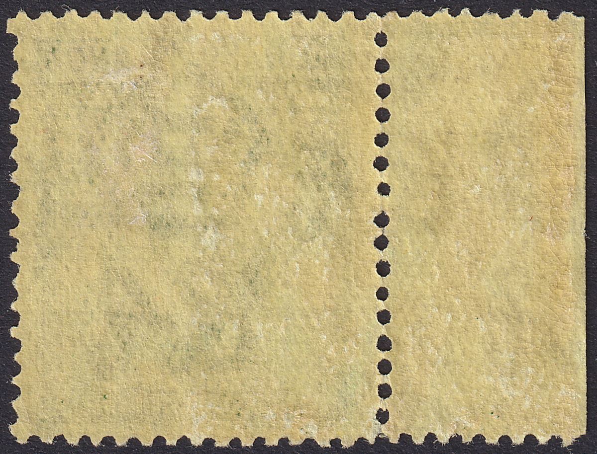 Falkland Islands 1929 KGV Whale + Penguins 5sh Green on Yellow Mint SG124 c£100