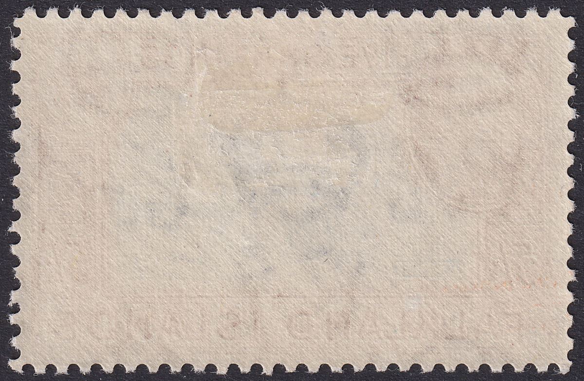 Falkland Islands 1950 KGVI 5sh Steel Blue and Brown-Buff Mint SG161d cat £425