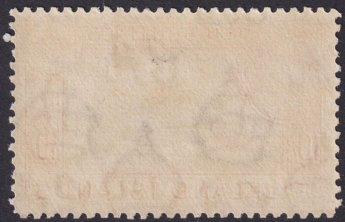 Falkland Islands 1949 KGVI 10sh Black and Red-Orange Mint SG162b cat £140