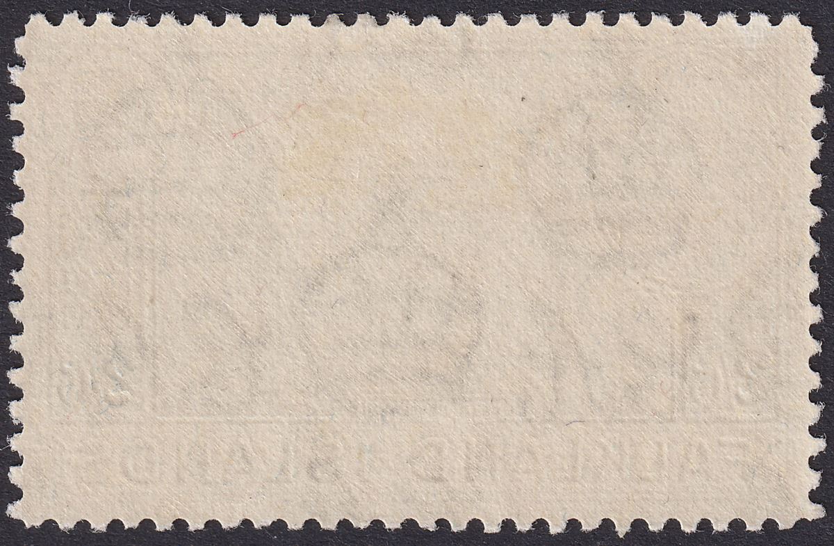 Falkland Islands 1944 KGVI Penguins 2sh6d Slate Mint SG160 cat £65