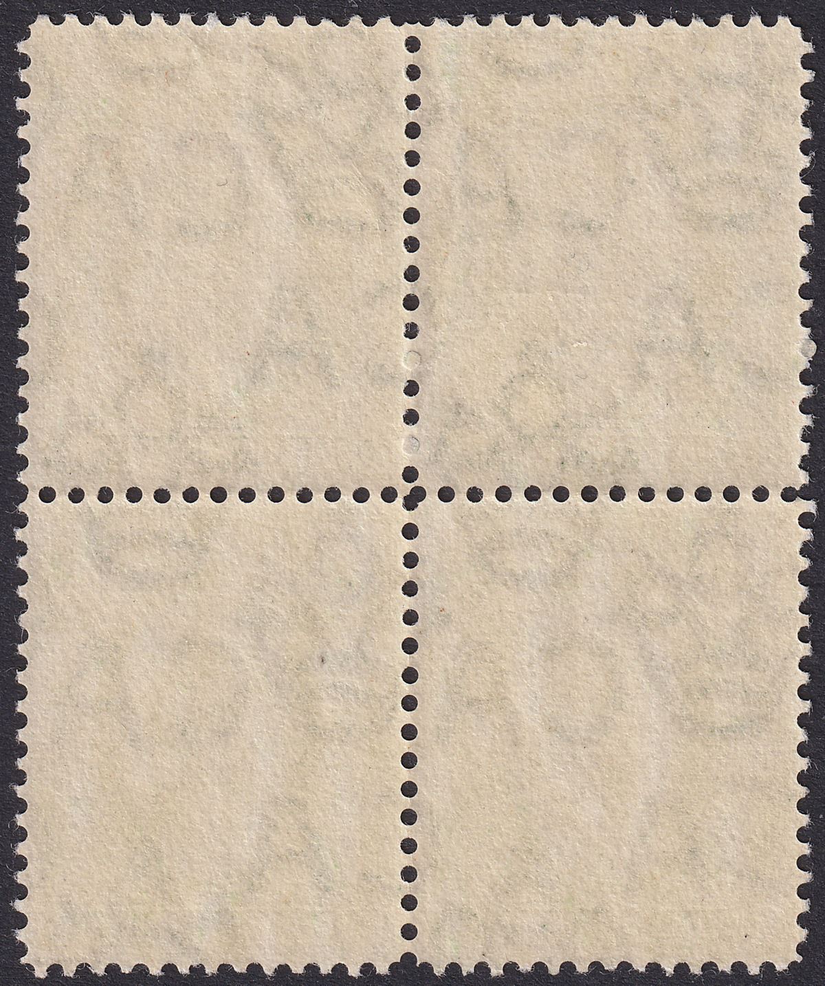 Falkland Islands 1911 KEVII ½d Deep Yellow-Green Block of 4 Mint SG43c cat £68