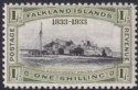 Falkland Islands 1933 KGV Centenary Government House 1sh Mint SG134 cat £75