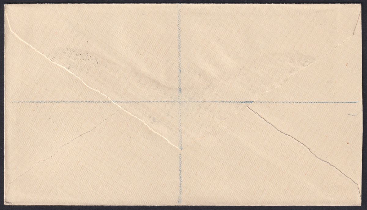 Falkland Islands 1937 KGV Whale Penguins Set to 2½d Used Cover FOX BAY Postmarks