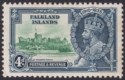 Falkland Islands 1935 KGV Jubilee 4d Double Flagstaff Unused SG141e c£1000 mint