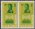 Falkland Islands 1962 QEII Radio Communications 1sh Short L Variety Mint SG209v