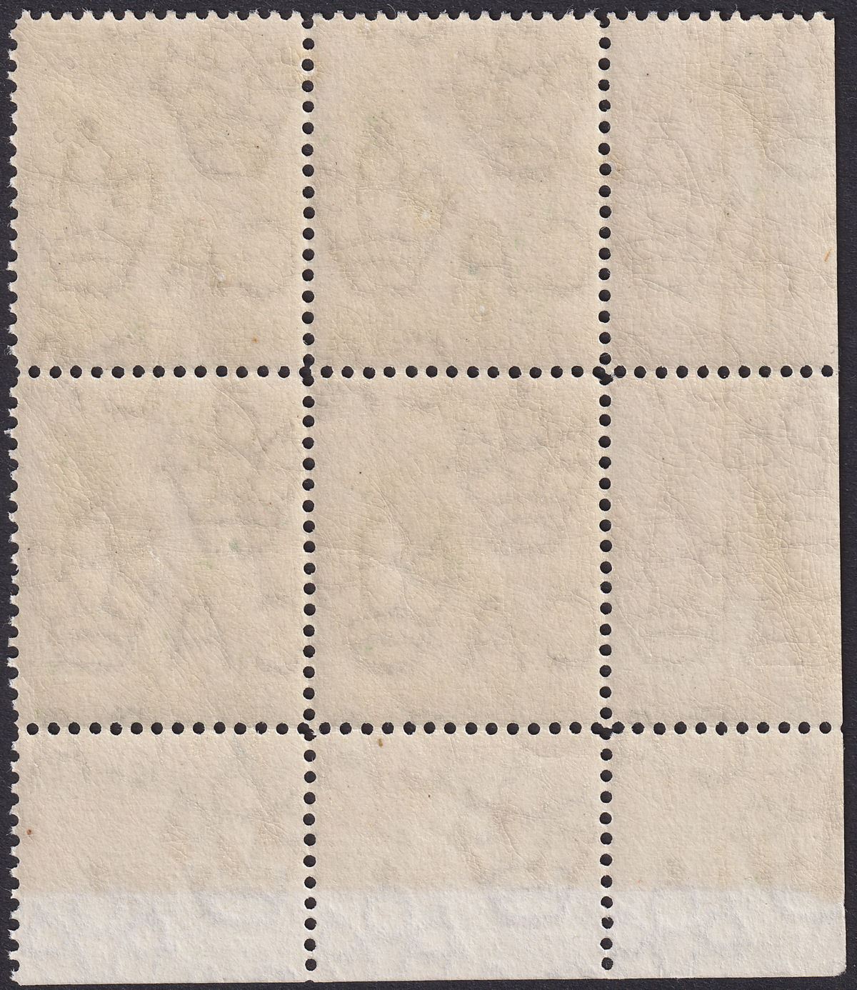 Falkland Islands 1918 KGV ½d Deep Olive Line Perf Block of 4 Mint SG60ba cat £96