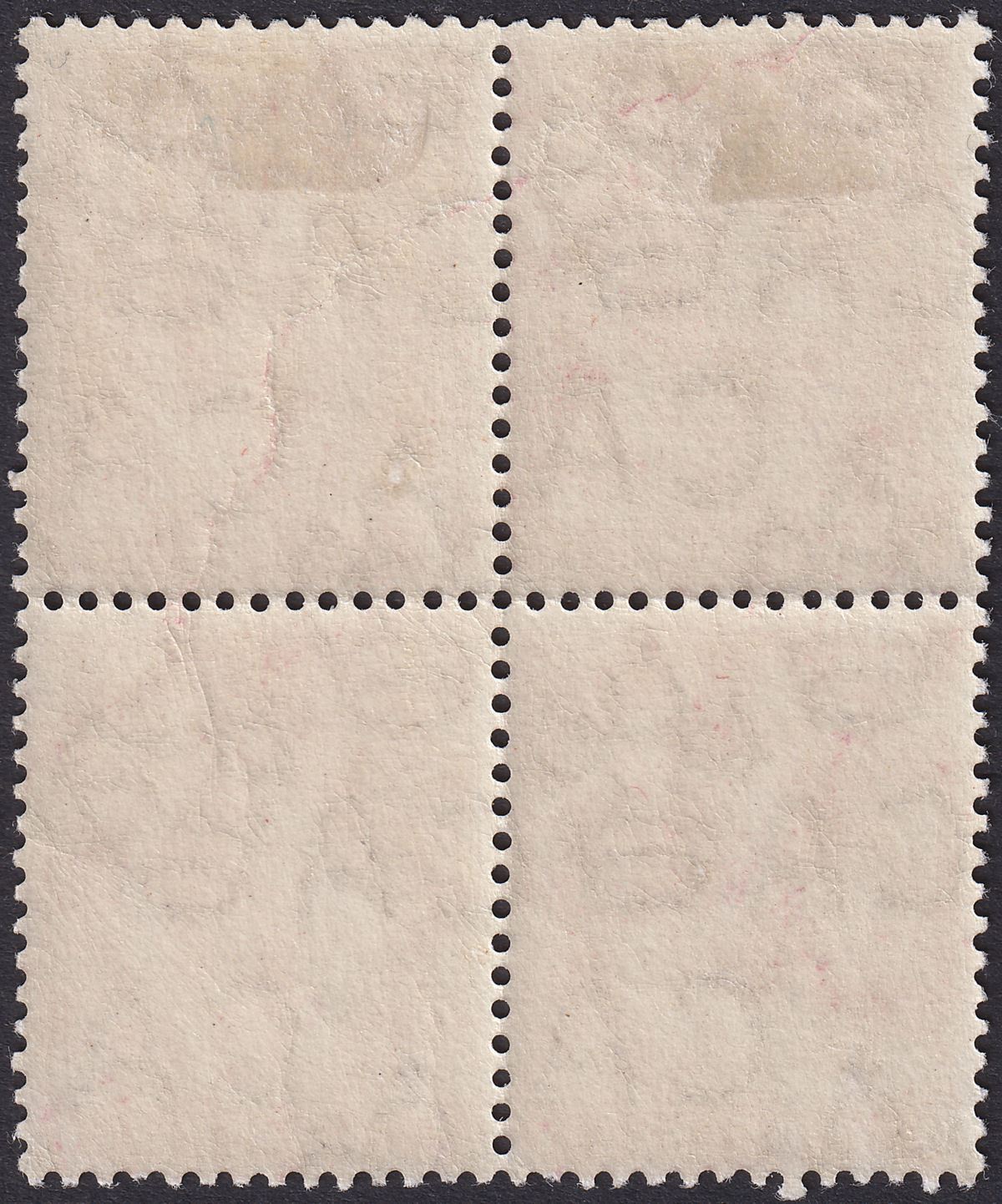 Falkland Islands 1919 KGV 2d Deep Reddish Purple Block of 4 Mint SG62c cat £48