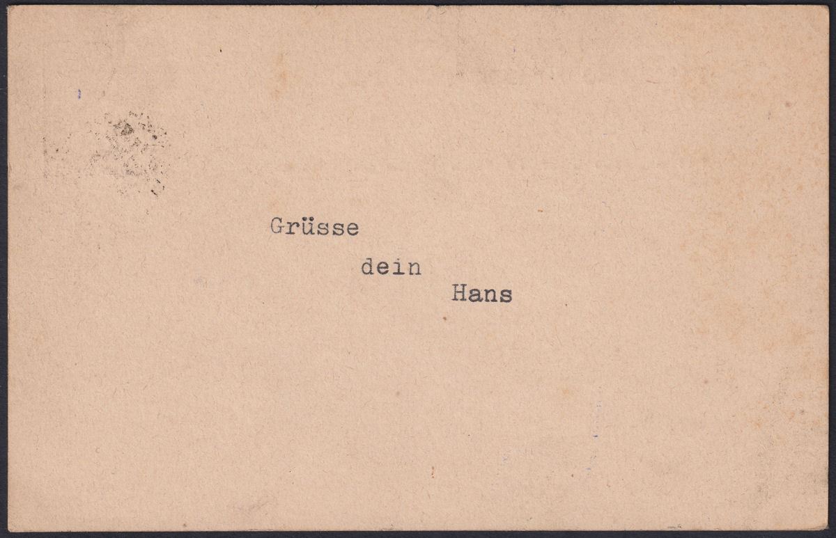 Falkland Islands 1893 QV 1½p Brown Postal Stationery Postcard Used F1 Postmark