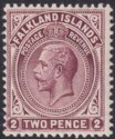 Falkland Islands 1912 KGV 2d Maroon Mint SG62