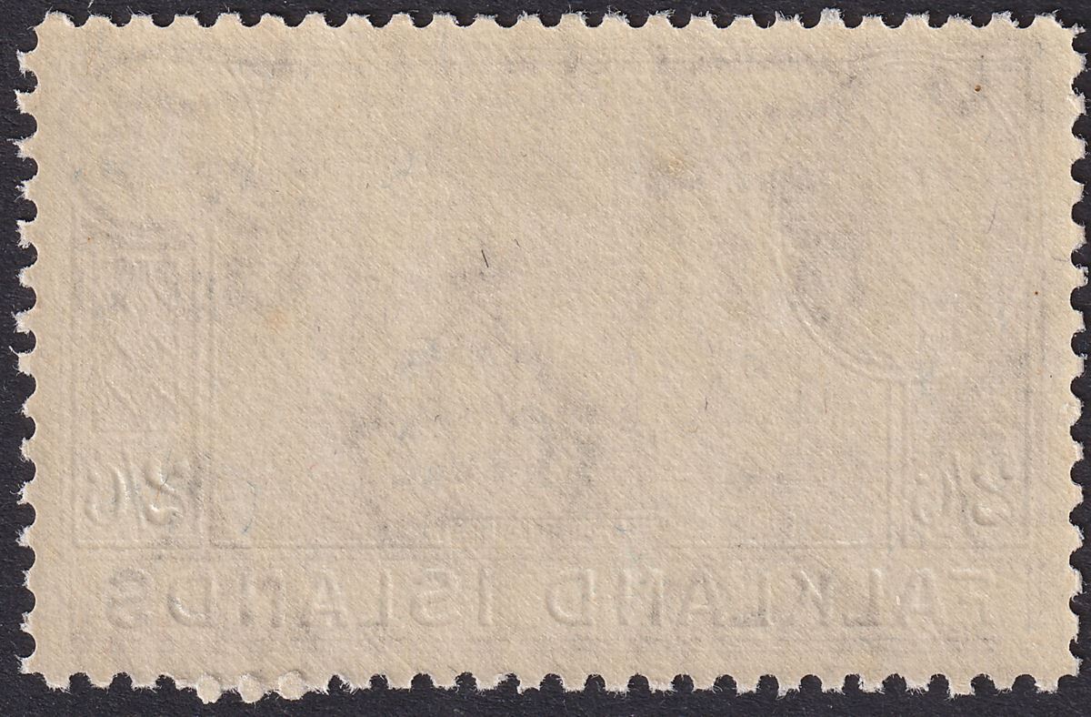 Falkland Islands 1944 KGVI Penguins 2sh6d Slate Mint SG160 cat £60