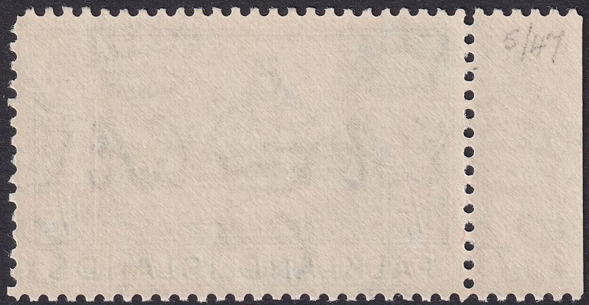 Falkland Islands 1948 KGVI 1sh Deep Dull Blue Mint SG158c cat £90