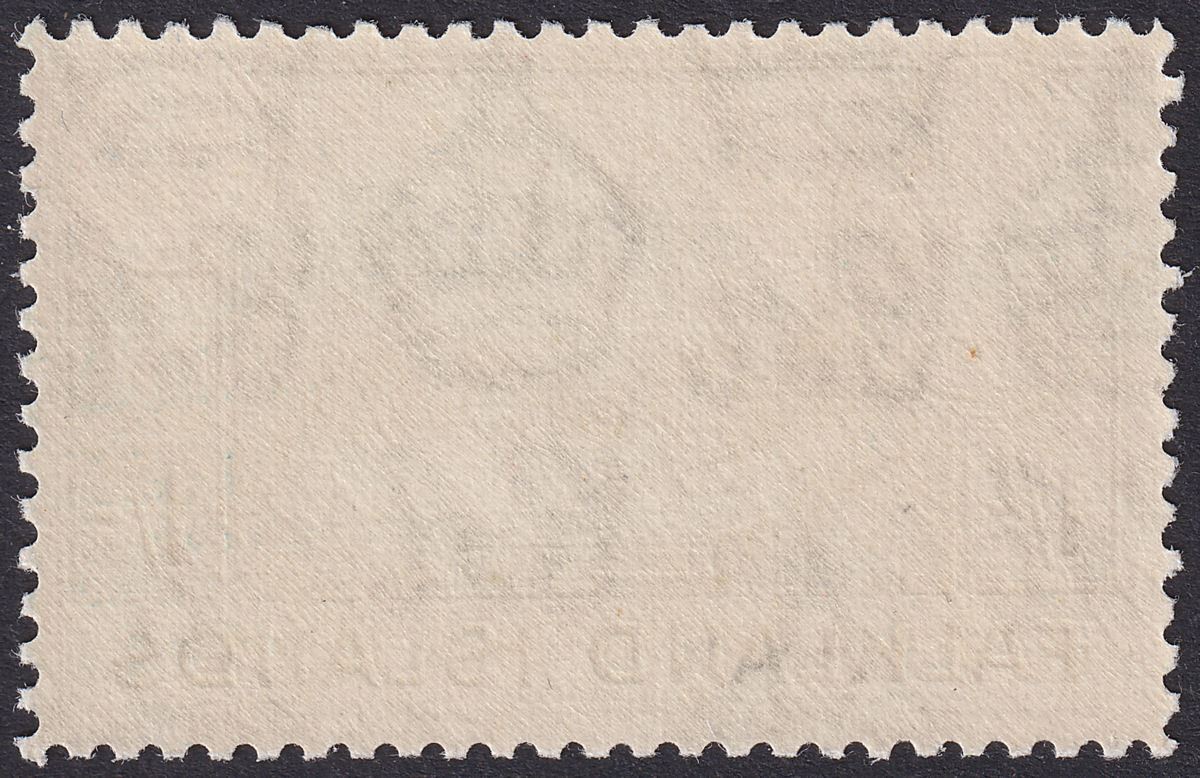 Falkland Islands 1948 KGVI 1sh Deep Dull Blue Mint SG158c cat £90