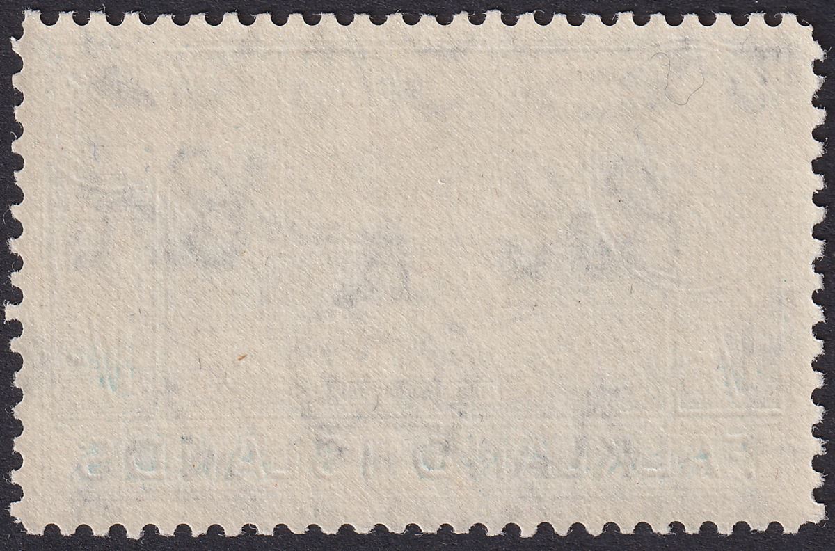 Falkland Islands 1944 KGVI 1sh Dull Blue UM Mint SG158b cat £38