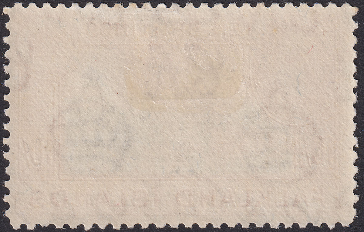 Falkland Islands 1949 KGVI 10sh Black and Red-Orange Mint SG162b cat £140