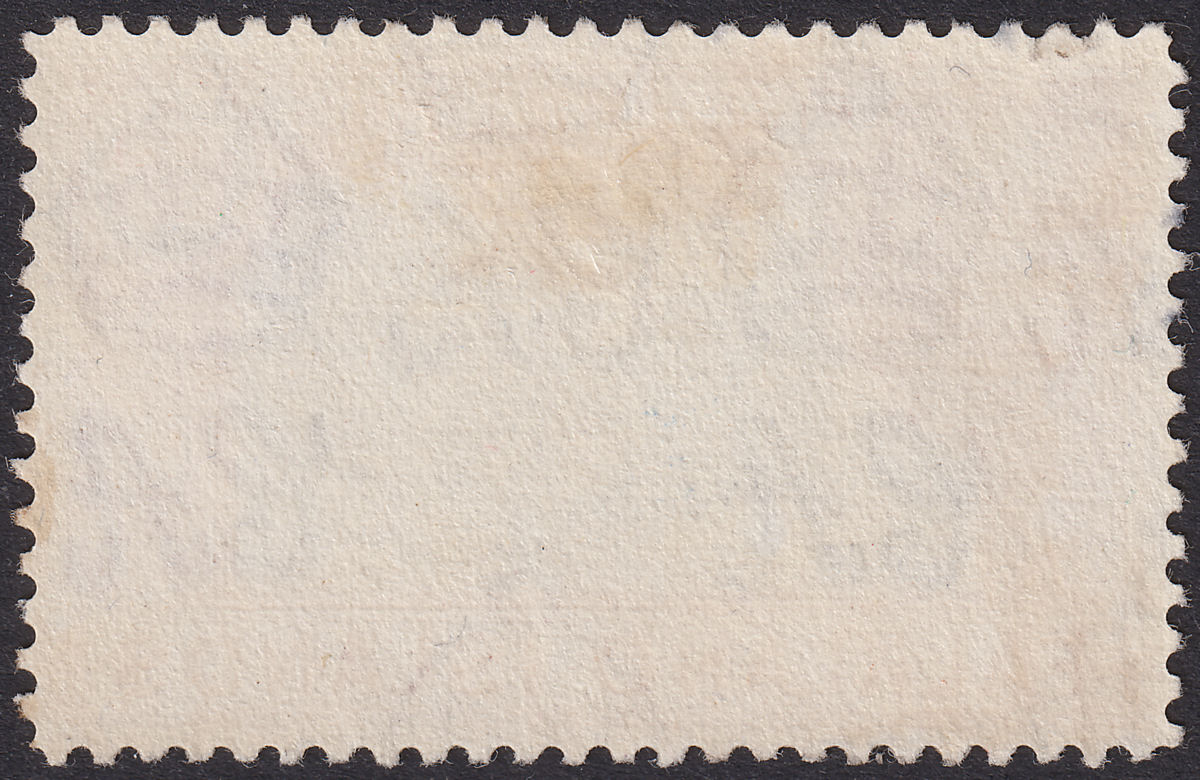 Falkland Islands 1938 KGVI 5sh Indigo and Pale Yellow-Brown Used SG161b cat £90
