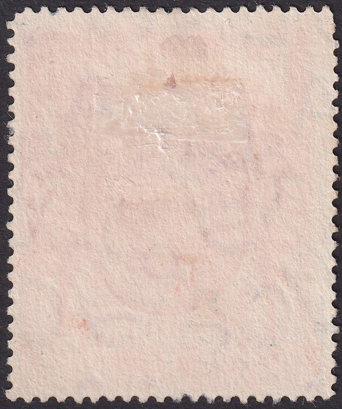Falkland Islands 1912 KGV 5sh Deep Rose-Red Used SG67 with REPAIRED corner