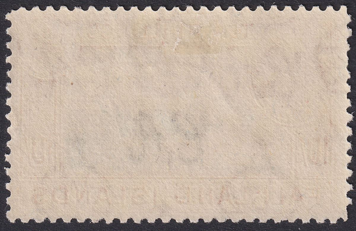 Falkland Islands 1949 KGVI 10sh Black and Red-Orange Mint SG162b cat £140