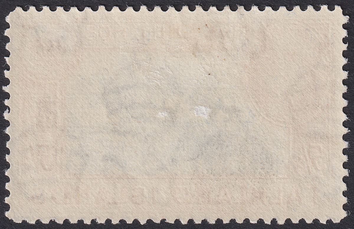 Falkland Islands 1949 KGVI 5sh Dull Blue and Yellow-Brown Mint SG161c cat £140