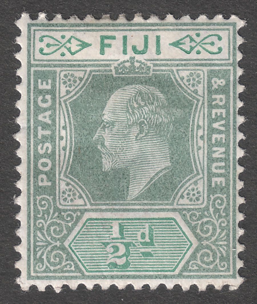 Fiji 1908 KEVII ½d Green and Pale Green Mint SG115
