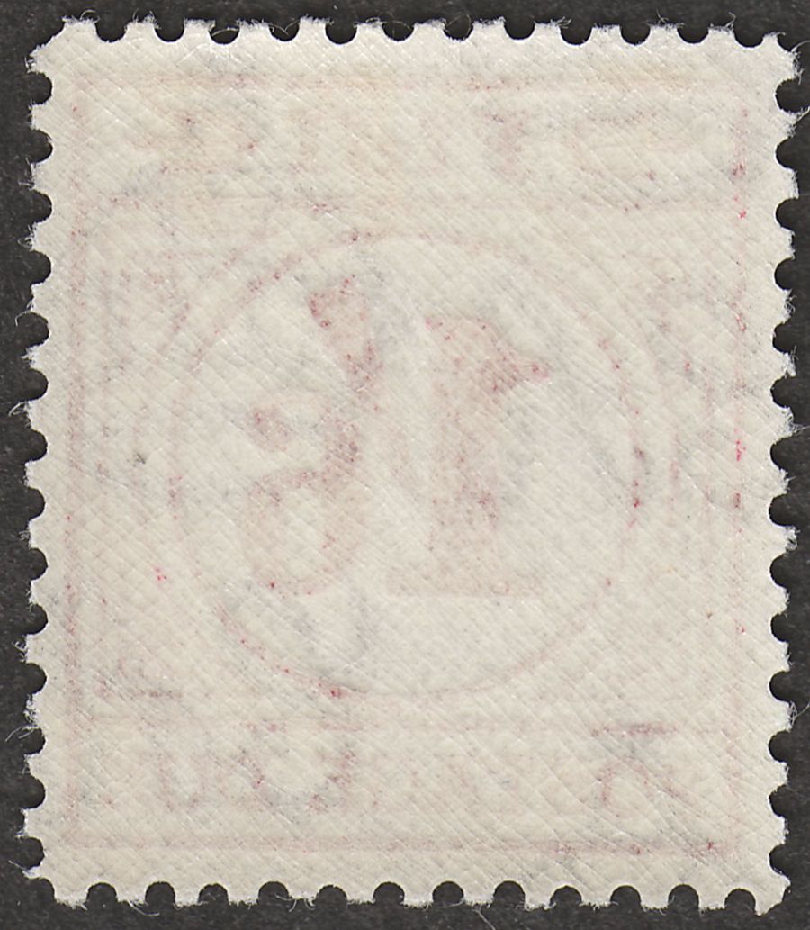 Fiji 1940 KGVI Postage Due 1sh6d Carmine-Lake Mint SG D18