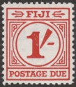 Fiji 1940 KGVI Postage Due 1sh Carmine-Lake Mint SG D17