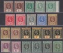Click for more photos and details Fiji 1912-23 King George V Set to 1sh with Shades Mint SG125-136