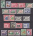 Click for more photos and details Fiji 1938-55 King George VI Set Mint SG249-266b cat £275