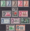 Click for more photos and details Fiji 1959 Queen Elizabeth II Set UM Mint SG298-310 cat £50