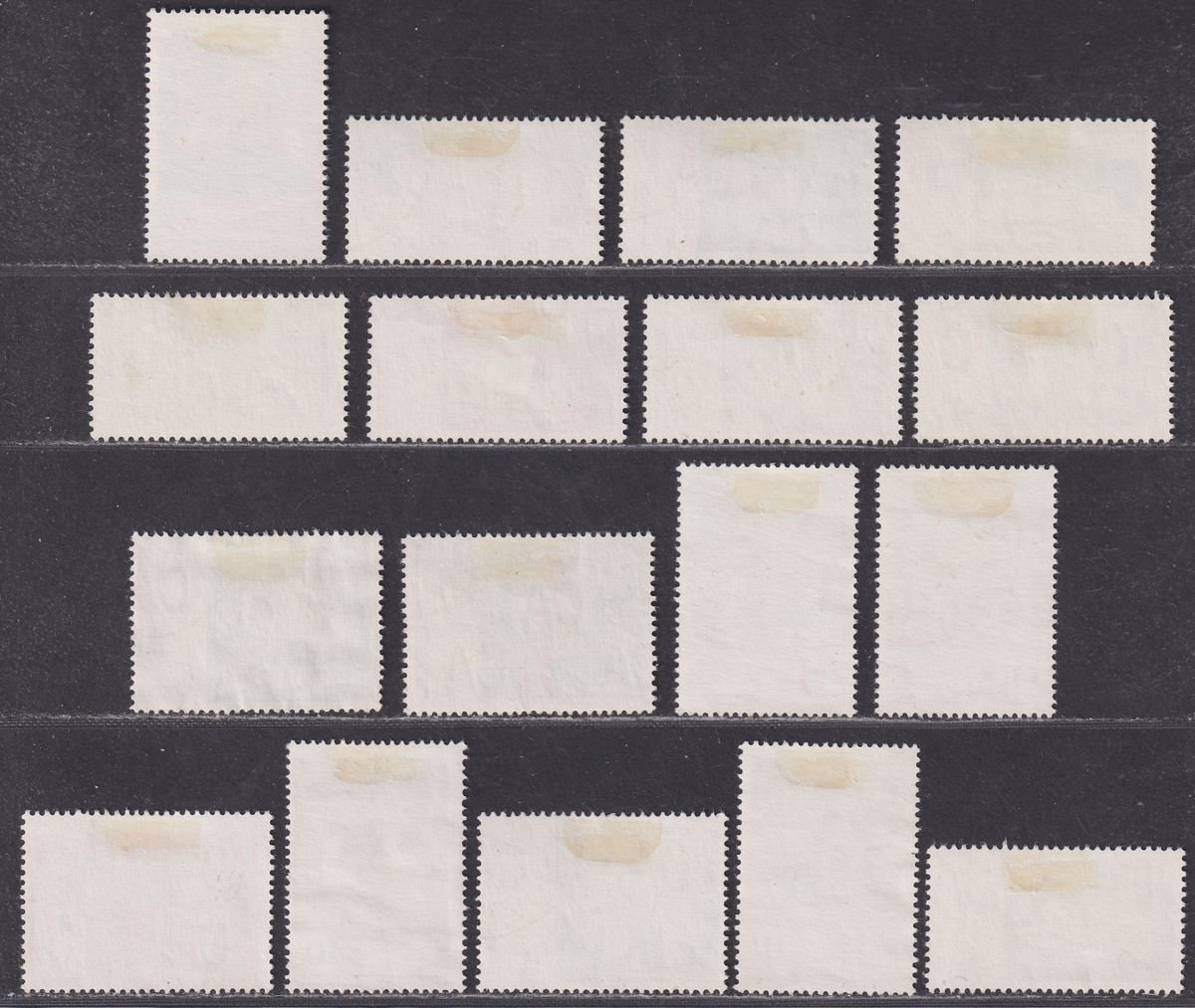 Fiji 1968 QEII Definitive Set Used SG371-387 cat £24